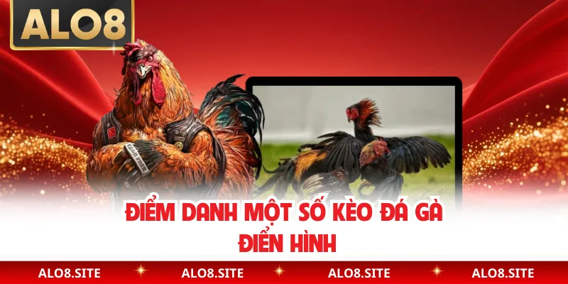 Điểm danh một số kèo đá gà điển hình